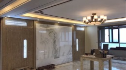 原平吉祥花苑185平米中式风格装修工地